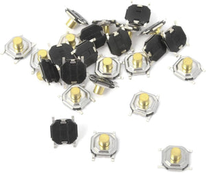 25Pcs Momentary Tact Tactile Push Button Switch 5mmx5mmx3mm 4-pin