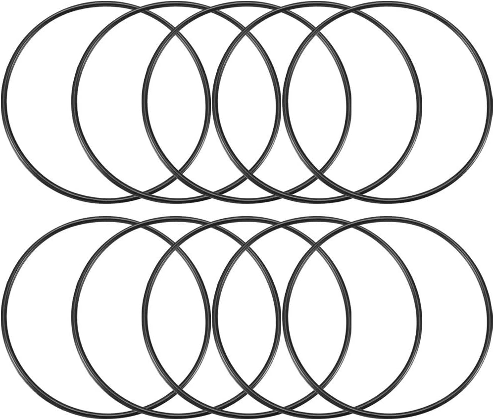Nitrile Rubber O-Rings 120mm OD 113mm ID 3.5mm Width, Metric Sealing Gasket, Pack of 10