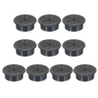 10pcs Cable Hose Snap Bushing Grommet Protector 50mm Mount Dia Black Plastic Cable Snap Locking Bushing Grommet