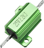 25W 2.2k Ohm 5% Aluminum Housing Resistor Screw Tap Chassis Mounted Aluminum Case Wirewound Resistor Load Resistors Green 1 pcs