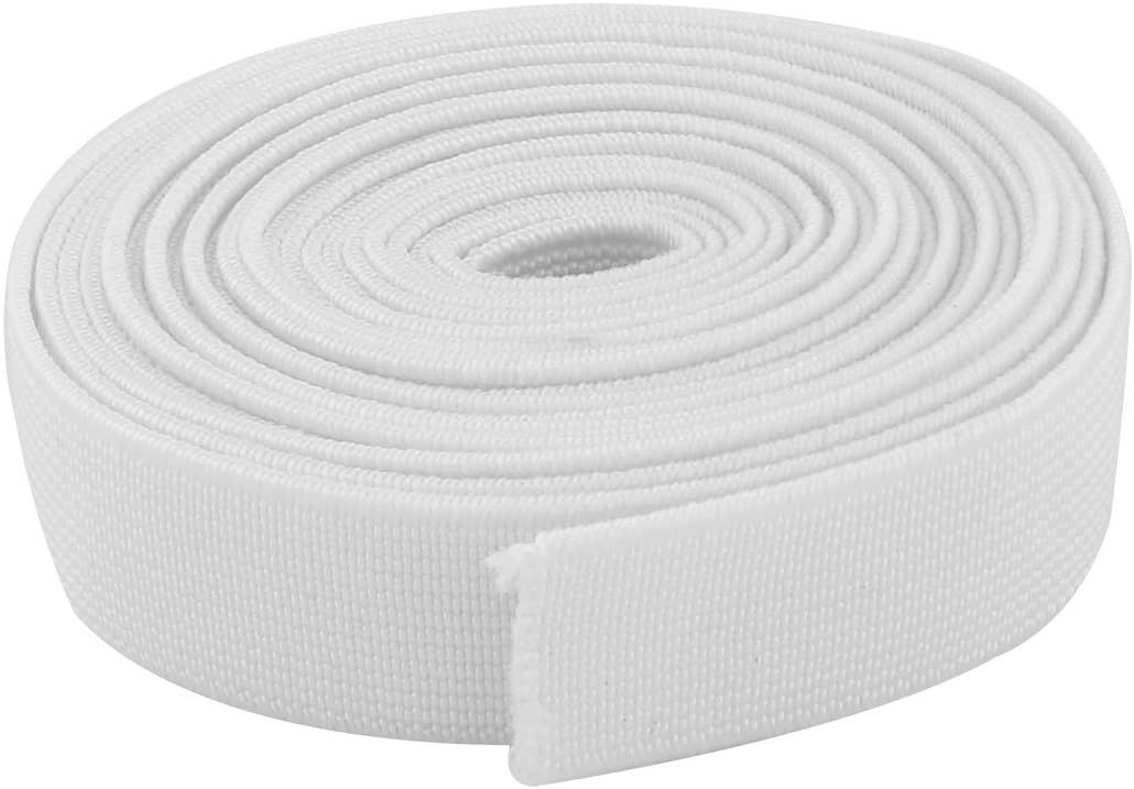LinkMejor Polyester Tailoring Sewing Handcraft Clothes Cuff Elastic Band 2.73 Yards White