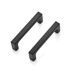LinkMejor Matte Black Kitchen Cabinet Handles 3 Inch Pulls 10 Pack
