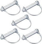 Shaft Locking Pin - 12mm x 65mm Coupler Pin for Farm Trailers Wagons Lawn Garden in Arch Round 5Pcs