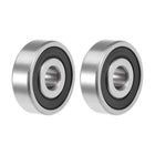 6300-2RS Deep Groove Ball Bearing 10x35x11mm Double Sealed ABEC-3 Bearings 2-Pack