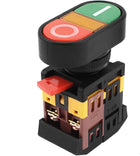 ON/Off Control Yellow Light Momentary Push Button Switch AC 600V 10A