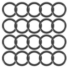 Nitrile Rubber O-Rings 7.5mm OD 5.5mm ID 1mm Width, Metric Sealing Gasket, Pack of 20