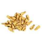 M3x6+6mm Female/Male Thread Brass Hex Standoff Pillar Rod Spacer 25pcs