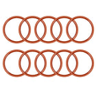 Silicone O-Ring, 25mm Outside Diameter, 21.2mm Inner Diameter, 1.9mm Width, VMQ Seal Rings Sealing Gasket Red, 10PCS