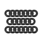 Nitrile Rubber O-Rings 12mm OD 6mm ID 3mm Width, Metric Sealing Gasket for Automotive Machine Plumbing, Pack of 20