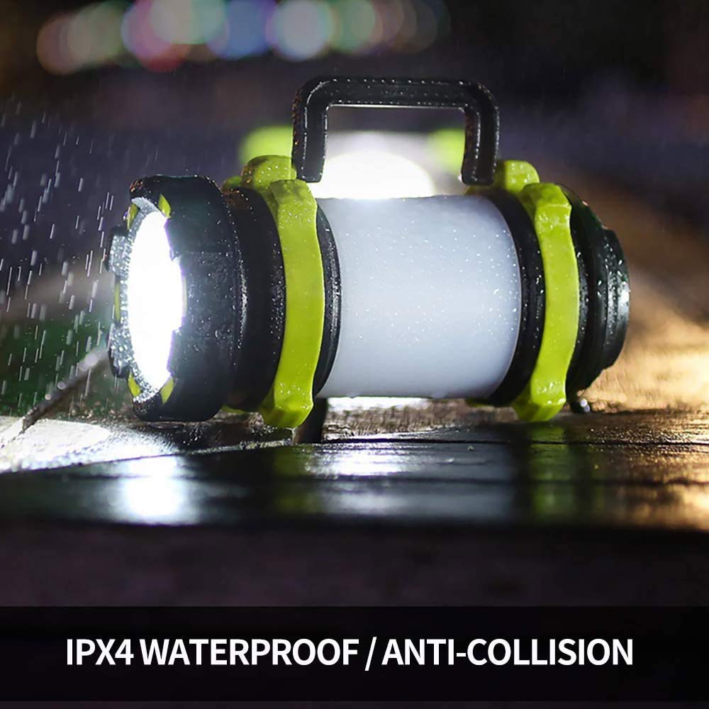 LinkMejor Lentera Camping, Flashlight Dapat Dikembalikan Daya & Lampu Darurat