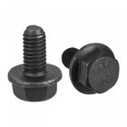 Metric M6x12mm Hex Flange Bolts, 20pcs 10.9 Grade Carbon Steel Hexagon Head Screws