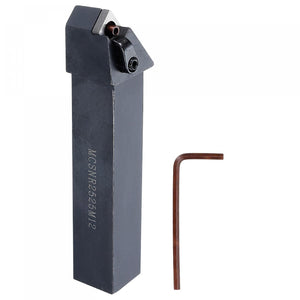 Indkoblingsbar CNC drejebænk Værktøjsholder, 45° MCSNR2525M12 15/16" Stilk 40CrMo-42CrMo Stål KARBID Drejebænk Værktøjsholder til Drejning Grovning Skruemøtrik