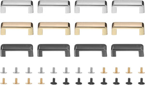 Metal D-Ring Connector Buckles, Alloy Right Angle D-Ring Chain