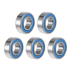 MR126-2RS Deep Groove Ball Bearing 6x12x4mmm Double Sealed ABEC-3 Bearings 5-Pack