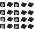 20Pcs 8mmx8mm Panel PCB Silica Gel Momentary Tactile Tact Push Button Switch 2 Pin DIP