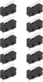 10Pcs KW11-3Z-B 1NO + 1NC Micro Limit Switch 5A 125/250VAC Waterproof Miniature Micro Switches for Precision Components