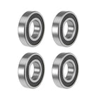 6207-2RS Deep Groove Ball Bearings Z2 35x72x17mm Double Sealed Carbon Steel 4pcs