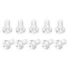 M3x5mm Plastic Phillips Bolts 100pcs PC Pan Head Machine Screws Transparent