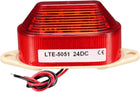 LED Warning Light Flashing Industrial Signal Tower Lamp DC 24V Red LTE-5051