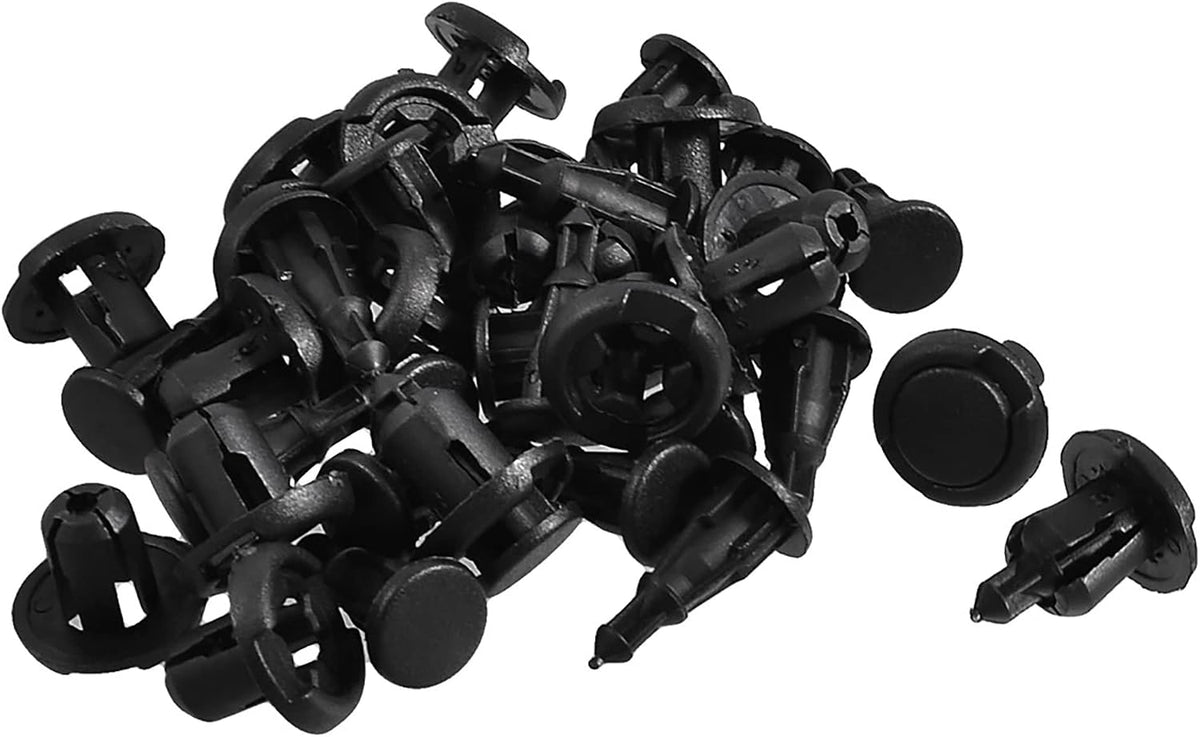 20 Pcs 10mm Hole Retainer Clips Plastic Drive Rivets Flaps Bumper Fender Push Clips for Honda
