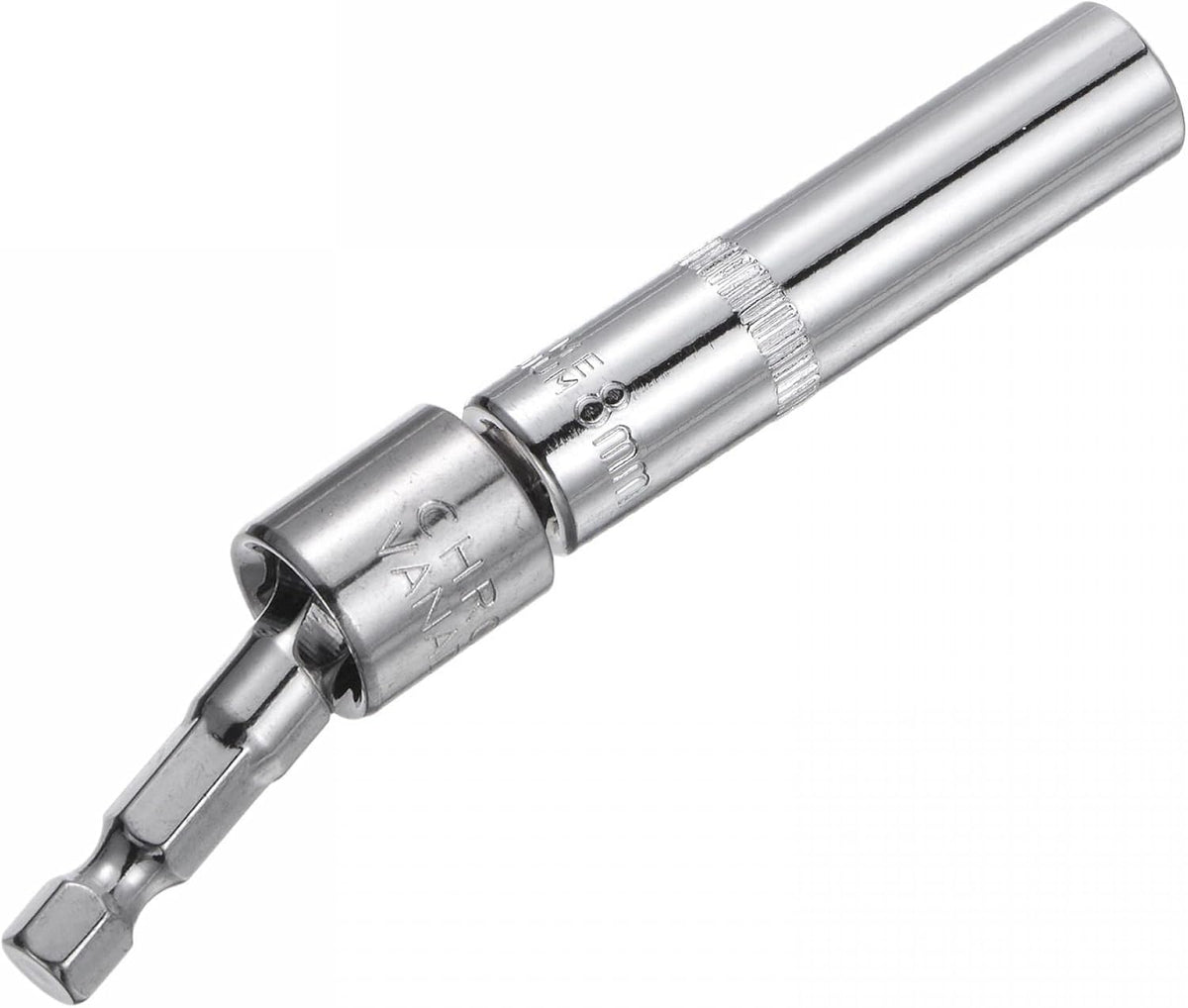 Stecker-Zubehör-Set, 9mm Tiefengriff-Schraubenschlüssel 360° drehbarer Sechskantgriff Impact-Schrauber-Adapter Universalgelenke mit 1/4" Antrieb