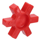 L090 Jaw Coupling Insert, Urethane Flexible Solid Type Jaw Coupling Center Insert for L Jaw Coupling L-Jaw Coupler Set, Red