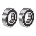 60/22-2RS Deep Groove Ball Bearings Z2 22mm x 44mm x 12mm Double Sealed Chrome Steel 2pcs