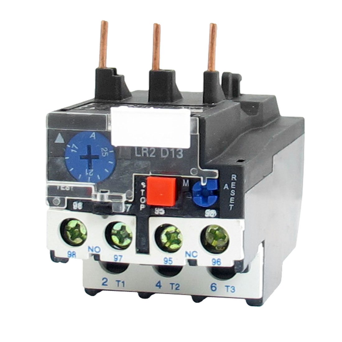 a12120300ux0413 3 Pole Thermal Overload Relay NO NC LR2-13, AC 660V, 17 Amp, 25 Amp, 17-25 Amp