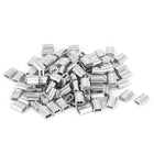 1/10-inch Wire Rope Aluminum Sleeves Clip Fittings Cable Crimps 100pcs