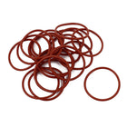 20Pcs Red 26mm x 1.5mm Silicone Rubber Gasket O Ring Sealing Ring Heat Resistant