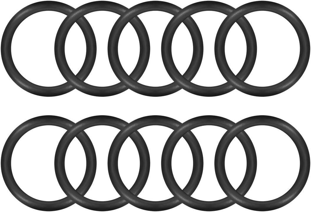 Nitrile Rubber O-Rings 35mm OD 28mm ID 3.5mm Width, Metric Sealing Gasket for Automotive Machine Plumbing, Pack of 10