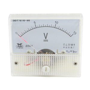 Class 2.5 DC 0-15V Voltage Panel Gauge Meter Voltmeter