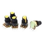 A15032000ux0084 5 Piece B10K 10K Ohm 3 Terminals Rotary Audio B Type Potentiometer Pot Height 31cm