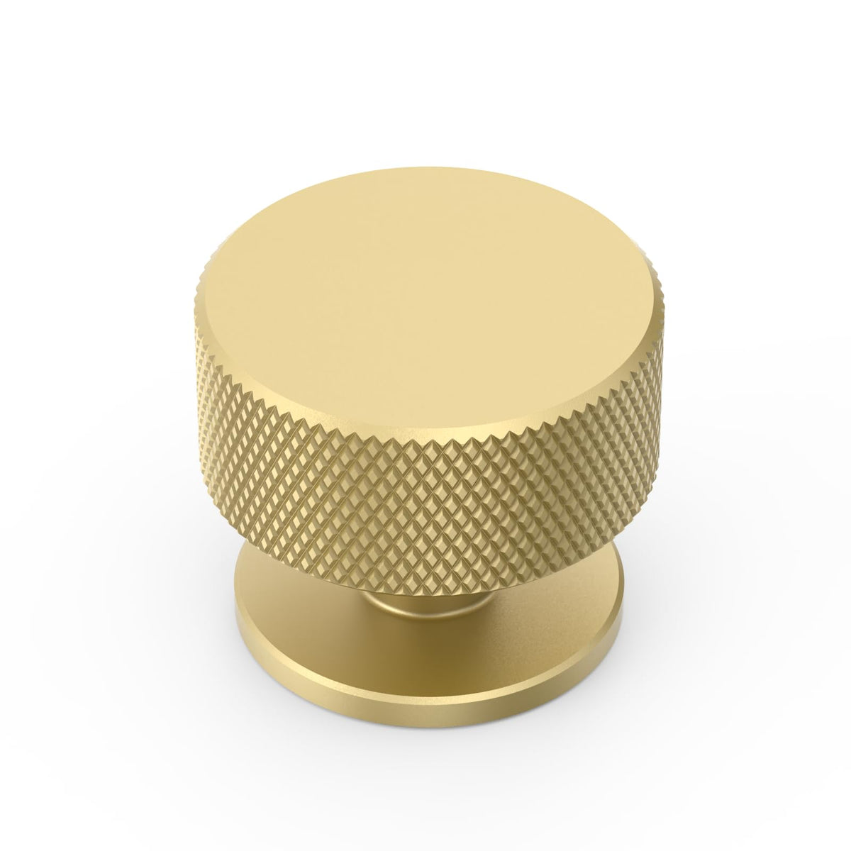 LinkMejor 10 Pack Brushed Gold Kitchen Cabinet Knobs, Knurled Cabinet Knobs Kitchen Cabinet Hardware for Cupboard Drawer