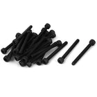 M3 x 30mm Carbon Steel Full Thread Hex Socket Cap Head Screws Bolts 25 Pcs