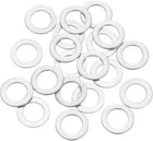 20 Pcs M5 Flat Washer, 5x9x0.5mm 304 Stainless Steel Flat Spacers for Screw, Bolt, Automotive, Industrial Machinery