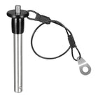 Ball Locking Pins, 304 Stainless Steel Grip Push-Button Locking Quick Release Pin with 24cm Wire (8mm-51mm)