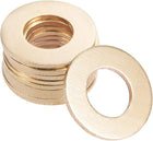 10Pcs 12.5mm x 24mm x 1.5mm Brass Flat Washer for Screw Bolt