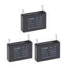 Ceiling Fan Capacitor CBB61 1.2uF 450V AC Single Insert Metalized Polypropylene Film Capacitors 36.5x11x24.5mm for Water Pump Motor Generator, Pack of 3