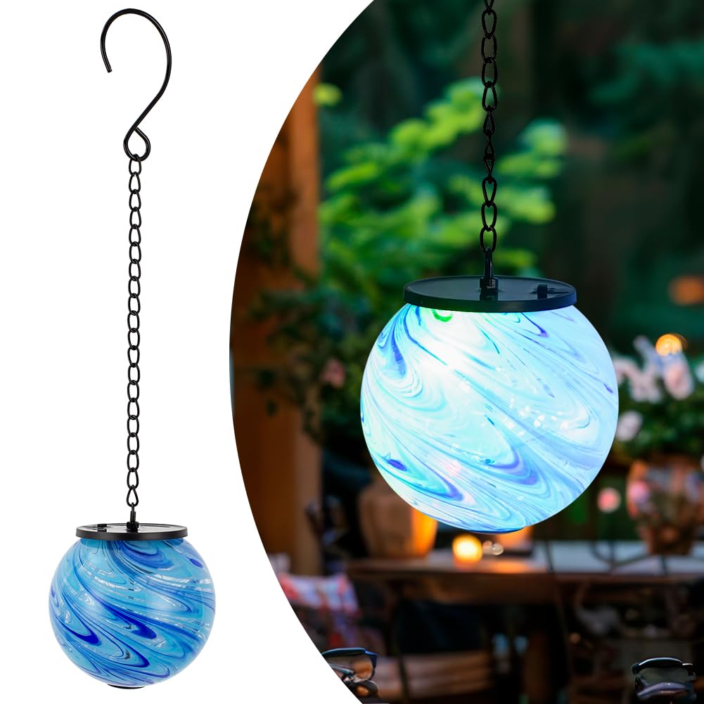 LinkMejor Solar Hanging Lanterns Outdoor