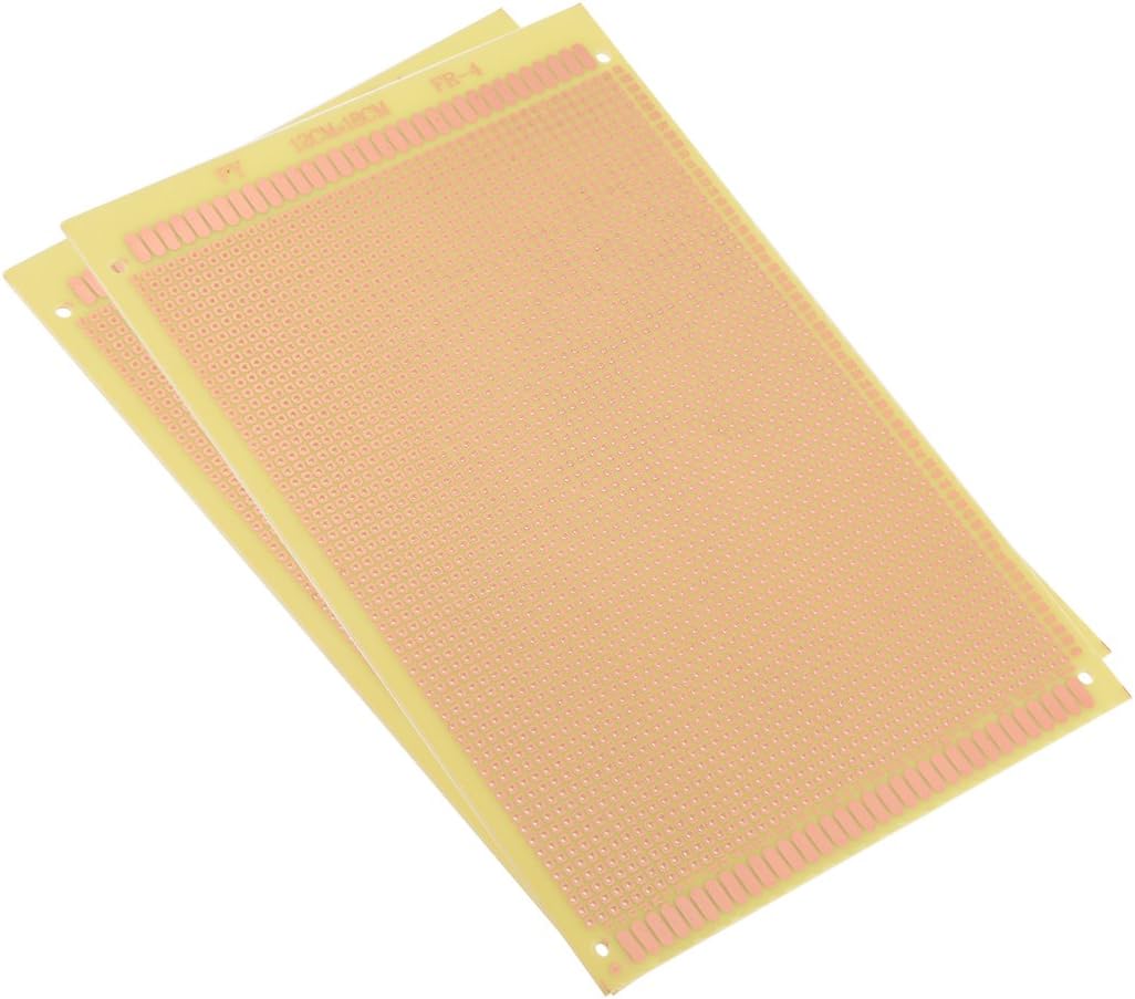 120x180mm Single Sided Universal Printed Circuit Board for Soldering 2pcs