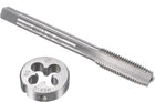 M8 x 1mm Metric Tap and Die Set, Machine Thread Screw Tap with Round Threading Die, Tap & Die Kit for Nut Screw Bolt Thread Repair