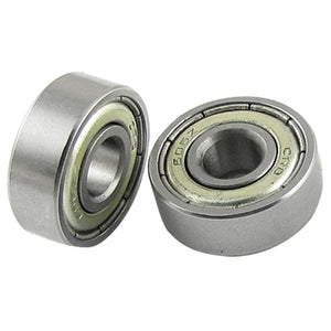 5 Pcs 606Z 6 x 17 x 6mm Double Shielded Deep Groove Miniature Ball Bearings
