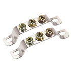 Terminal Block Connector Bar 3 Positions Single Row Ground Wire Bridge Design Electric Barrier Bar 2 Pcs