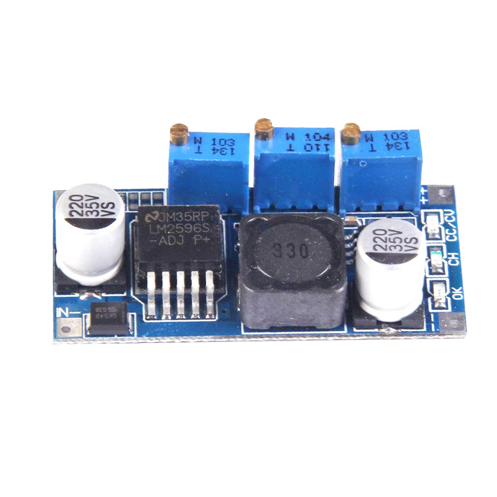 LinkMejor 2pcs Module de Puissance Réducteur DC-DC LM2596 7V-35V à 1.25V-30V 3A