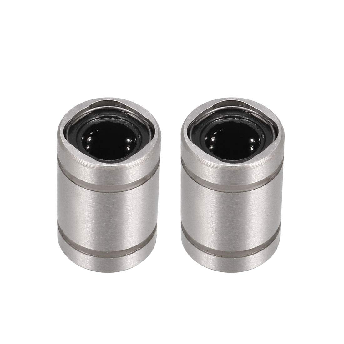 LM5UU Linear Ball Bearings 5mm Bore 10mm OD 15mm Length for CNC Machine 3D Printer 2pcs