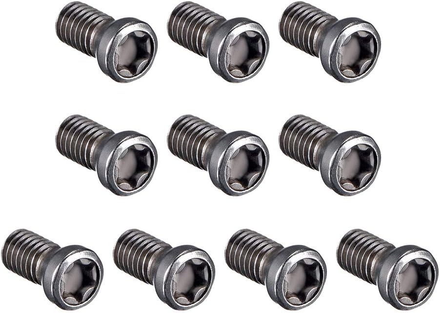 M3x7mm Torx Screws for Replaces Carbide Insert CNC Lathe Tool 12.9 Grade Alloy Steel 10pcs