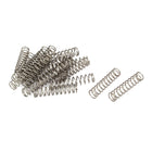 Compression Spring,304 Stainless Steel,8mm OD,0.8mm Wire Size,35mm Free Length,Silver Tone,20Pcs