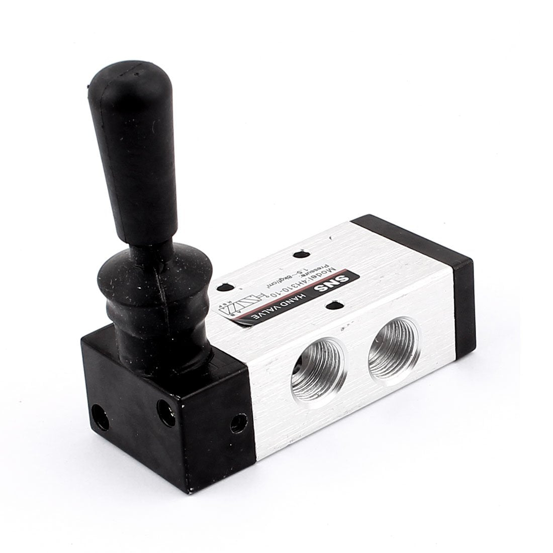 a15120800ux0184 5 Ports 2 Positions 3/8BSP Manual Lever Operated Pneumatic Valve, Metal, 0.59"