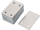 1.5mm Thickness Metal Flat Straight Mending Plates Fixing Corner Brace 20pcs